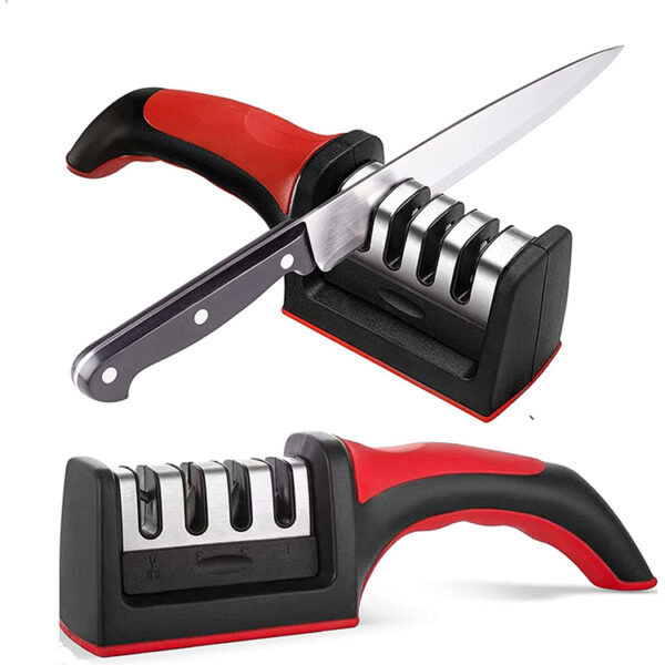 SHYNX Knife Sharpener – Premium Steel Blade Sharpening Tool for Kitchen Knives, High-Precision, Easy & Effective
