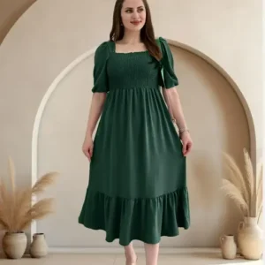 New Trendy Glamorous Western Dress for Women | Stylish One Piece Partywear | Elegant Flared Western Wear Dress